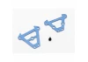 Traxxas Bulkhead tie bars front rear (blue-anodized Aluminium)/ 2.5x6 CS (1)