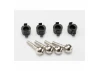 Traxxas Pivot balls (4)/ pivot ball caps (4)