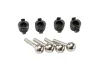 Traxxas Pivot balls (4)/ pivot ball caps (4)