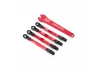 Traxxas Aluminium toe links red-anodized