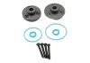 Traxxas Cover plates differential (front or rear)/ gaskets (2)/ o-rings (2)/ 2x14mm BCS (4)