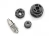 Traxxas Gear set transmission (includes 18T 25T input gears 13T idler gear (steel) 35T output gear M3x13.75 screw pin)
