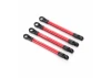 Traxxas Aluminium Push Rods red-anodized