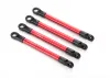 Traxxas Aluminium Push Rods red-anodized