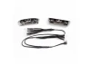 Traxxas LED lights light harness (4 clear 4 red)/ bumpers front rear/ wire ties (3) (requires power supply 7286)