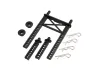 Traxxas Body mount rear/ body mount posts front (2)/body washer rear (2) (for Fiesta/Rally body)