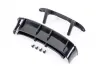 Traxxas Wing, Ford Fiesta ST Rally (black)/ body posts, rear/ 3x8mm FCS (4) (fits 7412 series bodies)