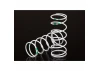 Traxxas Spring Shock white (GTR long) (0.653 rate green) (1 pair)