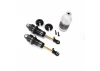 Traxxas Shocks GTR long hard-anodized PTFE-coated bodies with TiN shafts (assembled) (2) (without springs)
