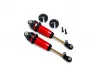 Traxxas Shocks, GTR xx-long red-anodised, PTFE-coated bodies with TiN shafts (fully assembled, without springs) (2)