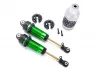 Traxxas Shocks GTR xx-long green-anodized PTFE-coated bodies with TiN shafts (fully assembled without springs) (2)