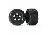 Traxxas Tires wheels assembled glued (Teton 5-spoke wheels Teton tires) (2)