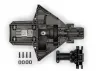 Traxxas Bulkhead, rear (upper + lower), motor mount washers (steel) (4), 4x18mm BCS (4) (replacing 7727 + 7728 requires 5108 ball bearings (2)