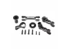 Traxxas Steering bellcranks (left + right)/ drag link (6061-T6 aluminium, gray-anodised) (fits X-MAXX)