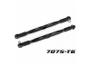 Traxxas Toe links, X-MAXX (Tubes black-anodised, 7075-T6 aluminium, stronger than titanium) (157mm) (2)/ rod ends, assembled with steel hollow balls (4)/ aluminium wrench, 10mm (1)