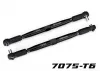 Traxxas Toe links, X-MAXX (Tubes black-anodised, 7075-T6 aluminium, stronger than titanium) (157mm) (2)/ rod ends, assembled with steel hollow balls (4)/ aluminium wrench, 10mm (1)