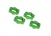 Traxxas X-MAXX Wheel nuts splined 17mm serrated (green-anodized) (4)