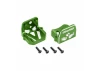 Traxxas Motor mounts, 6061-T6 aluminium (green-anodised) (front + rear)