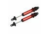 Traxxas X-MAXX Shocks GTX Aluminium red-anodized (fully assembled w/o springs) (2)