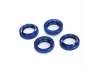 Traxxas X-MAXX Spring retainer (adjuster) blue-anodized Aluminium GTX Shocks (4) (assembled with o-ring)