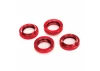 Traxxas X-MAXX Spring retainer (adjuster) red-anodized Aluminium GTX Shocks (4) (assembled with o-ring)