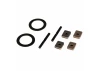 Traxxas X-MAXX Spider gear shaft (2)/ spacers (4)/ 16x23.5x.5mm TW (2)