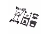 Traxxas Body support (includes front mount + rear latch, roof + hood skid pads)/ 3x12mm CS (19) (attaches to 7812 body)