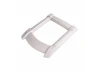 Traxxas Skid Plate, Roof (Body) (White)/ 3x15mm CS (4 pcs) (requires 7713X to mount)