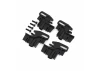 Traxxas Battery hold-down mounts, left (2)/ right (2)/ 4x15mm CCS (4)