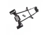 Traxxas Battery hold-down mounts, left (2)/ right (2)/ 4x15mm CCS (4)