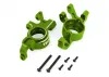 Traxxas Steering blocks, 6061-T6 aluminium (green-anodised), left + right