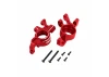 Traxxas Steering blocks, 6061-T6 aluminium (red-anodised), left + right