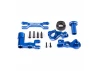 Traxxas Steering bellcranks (left + right)/ drag link (6061-T6 aluminium, blue-anodised) (fits XRT)