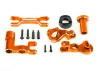 Traxxas Steering bellcranks (left + right)/ drag link (6061-T6 aluminium, orange-anodised) (fits XRT)
