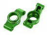 Traxxas Carriers, stub axle (green-anodised 6061-T6 aluminium) (left + right)