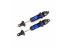 Traxxas Shocks, GTX, medium (aluminium, blue-anodised) (fully assembled w/o springs) (2)