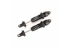 Traxxas Shocks, GTX, medium (aluminium, black-anodised) (fully assembled w/o springs) (2)