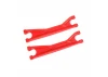 Traxxas Suspension arms, upper, red (left or right, front or rear) (2) (for use with 7895 X-MAXX WideMaxx suspension kit)