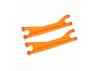 Traxxas Suspension arms, upper, orange (left or right, front or rear) (2) (for use with 7895 X-MAXX WideMaxx suspension kit)