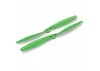 Traxxas Rotor blade set green (2) (with screws)