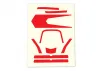 Traxxas Decals high visibility red
