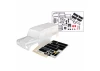 Traxxas Land Rover Defender Clear Bodyshell - Complete (includes grille, side mirrors, door handles, windshield wipers, ExoCage, spare tire mount, decals, window masks) (325mm WB)
