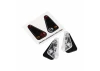 Traxxas Tail light housing (2)/ lens (2)/ decals (left right)