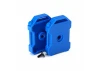 Traxxas Fuel canisters (blue) (2)/ 3x8 FCS (1)