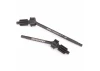 Traxxas Axle shaft front heavy duty (left right)/ portal drive input gear (machined) (2) (assembled)