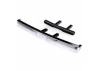 Traxxas Bumper, front (chrome)/ bumper mount (2)/ 3x10 BCS (2)