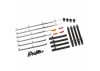 Traxxas Side trim left right (chrome)/ retainers/ LED lens/ 2.6x8 BCS (24)