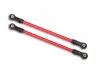 Traxxas Suspension links rear upper red (2) (5x115mm powder coated steel) (assembled with hollow balls) (for use with 8140R TRX-4 Long Arm Lift Kit)