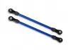 Traxxas Suspension links front lower blue (2) (5x104mm powder coated steel) (assembled with hollow balls) (for use with 8140X TRX-4 Long Arm Lift Kit)