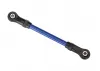 Traxxas Suspension link front upper 5x68mm (1) (blue powder coated steel) (assembled with hollow balls) (for use with 8140X TRX-4 Long Arm Lift Kit)